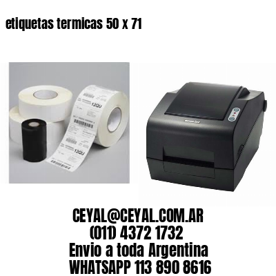 etiquetas termicas 50 x 71