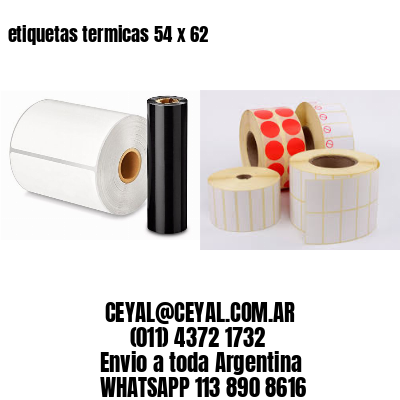 etiquetas termicas 54 x 62