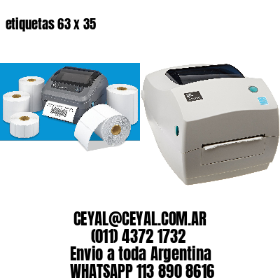 etiquetas 63 x 35