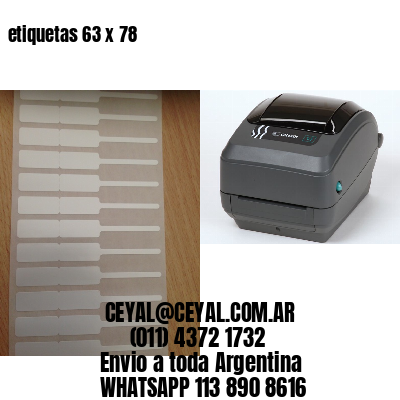 etiquetas 63 x 78