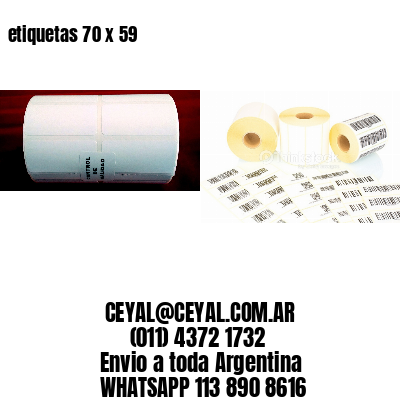 etiquetas 70 x 59
