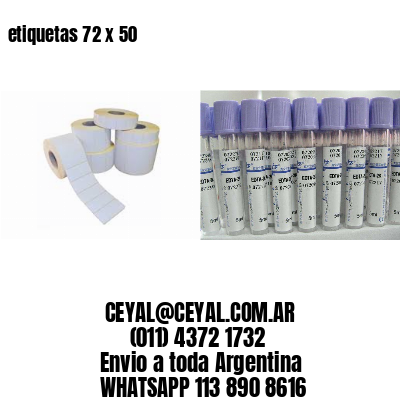 etiquetas 72 x 50