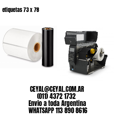 etiquetas 73 x 78