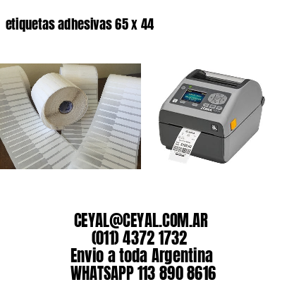 etiquetas adhesivas 65 x 44