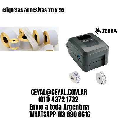 etiquetas adhesivas 70 x 95
