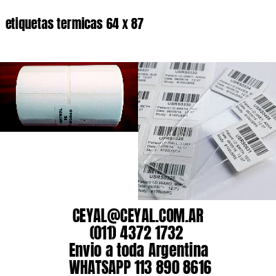 etiquetas termicas 64 x 87