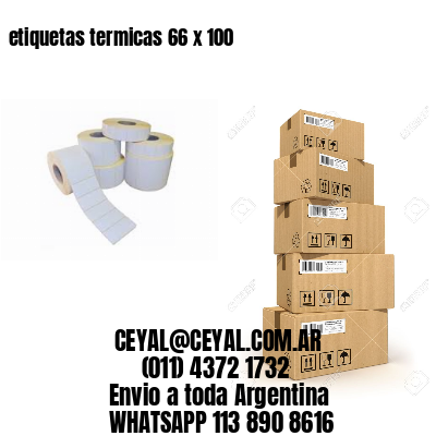 etiquetas termicas 66 x 100
