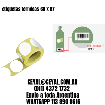 etiquetas termicas 68 x 87