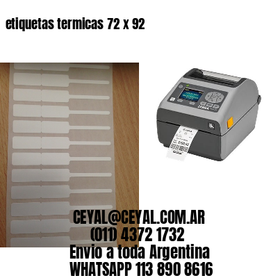 etiquetas termicas 72 x 92