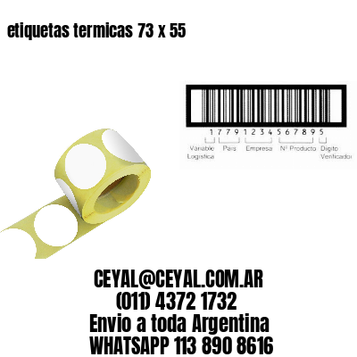 etiquetas termicas 73 x 55