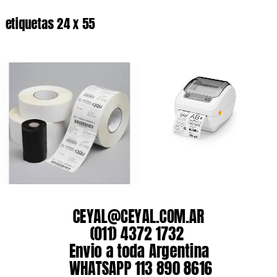 etiquetas 24 x 55