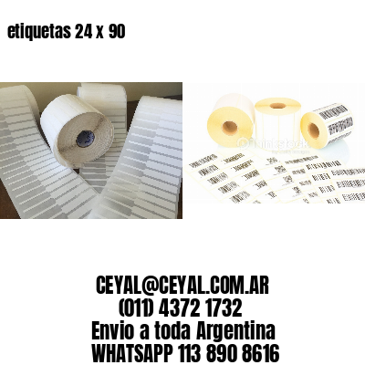 etiquetas 24 x 90