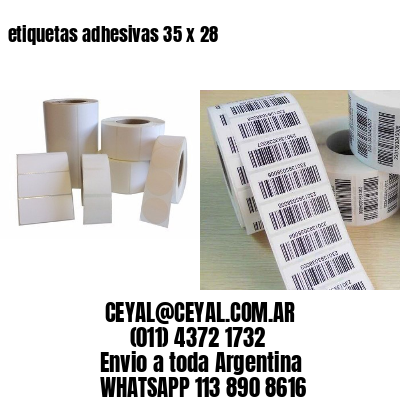 etiquetas adhesivas 35 x 28
