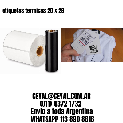 etiquetas termicas 28 x 29