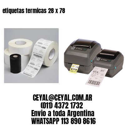 etiquetas termicas 28 x 78