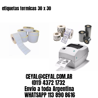 etiquetas termicas 30 x 30