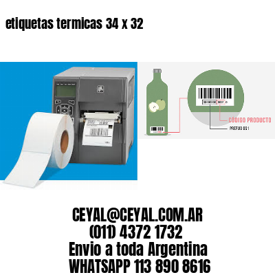 etiquetas termicas 34 x 32