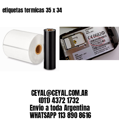 etiquetas termicas 35 x 34