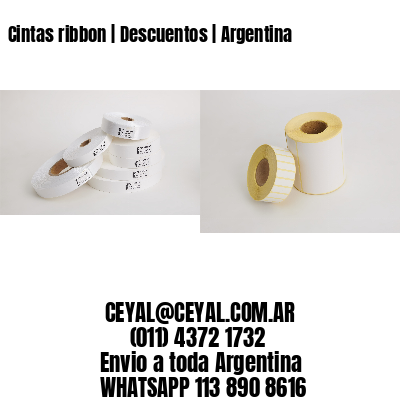 Cintas ribbon | Descuentos | Argentina