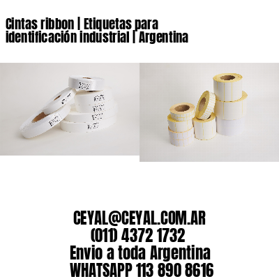Cintas ribbon | Etiquetas para identificación industrial | Argentina