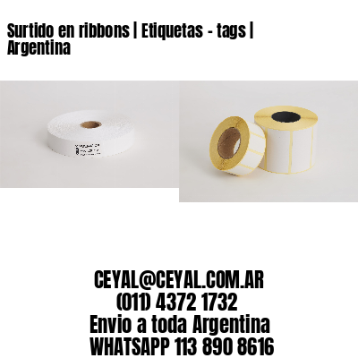 Surtido en ribbons | Etiquetas - tags | Argentina