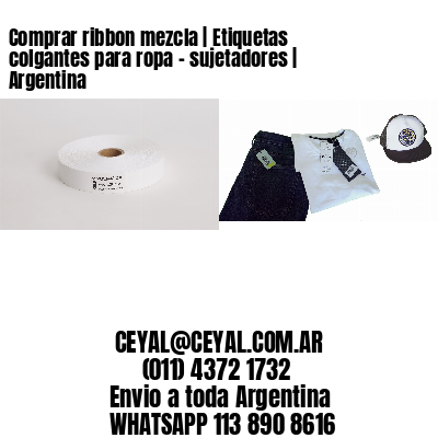 Comprar ribbon mezcla | Etiquetas colgantes para ropa – sujetadores | Argentina