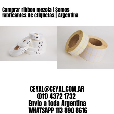 Comprar ribbon mezcla | Somos fabricantes de etiquetas | Argentina