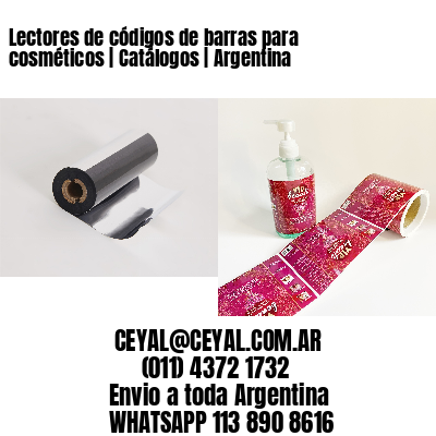 Lectores de códigos de barras para cosméticos | Catálogos | Argentina