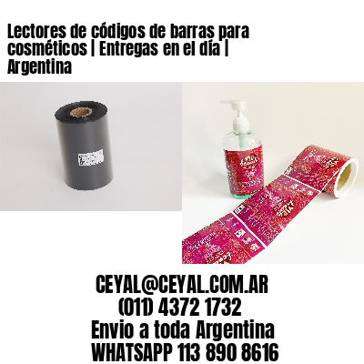 Lectores de códigos de barras para cosméticos | Entregas en el día | Argentina