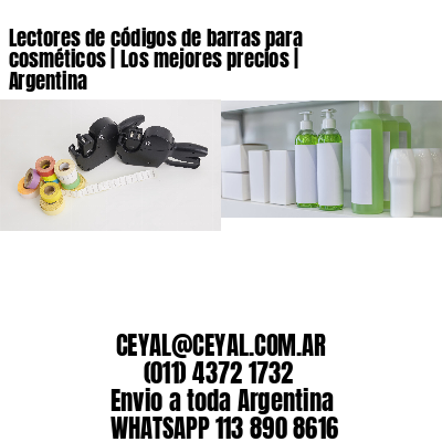 Lectores de códigos de barras para cosméticos | Los mejores precios | Argentina