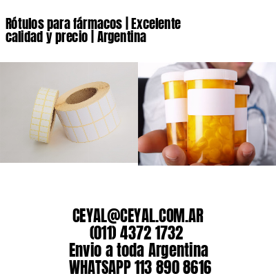 Rótulos para fármacos | Excelente calidad y precio | Argentina