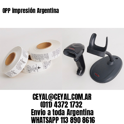 OPP impresión Argentina