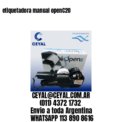 etiquetadora manual openC20