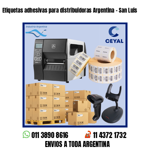 Etiquetas adhesivas para distribuidoras Argentina – San Luis