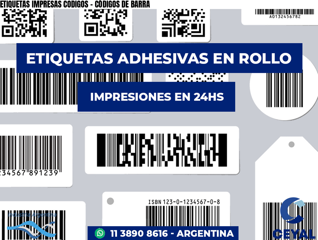 ETIQUETAS IMPRESAS CODIGOS – CÓDIGOS DE BARRA | Venta De Etiquetas