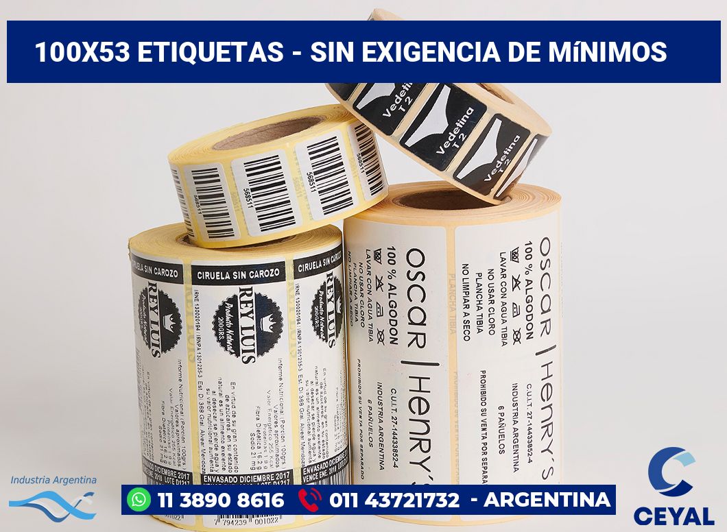 100x53 Etiquetas