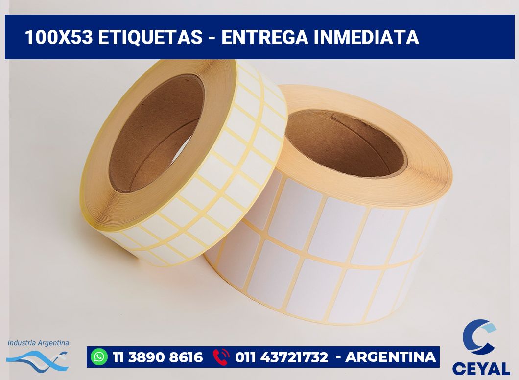 100×53 Etiquetas