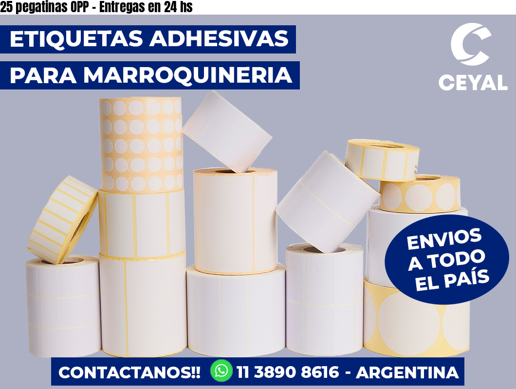 25 pegatinas OPP - Entregas en 24 hs