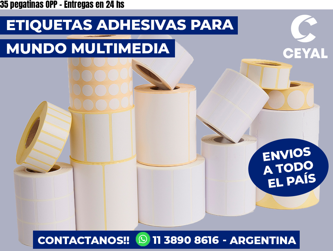 35 pegatinas OPP - Entregas en 24 hs