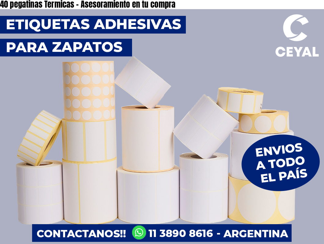 40 pegatinas Termicas - Asesoramiento en tu compra