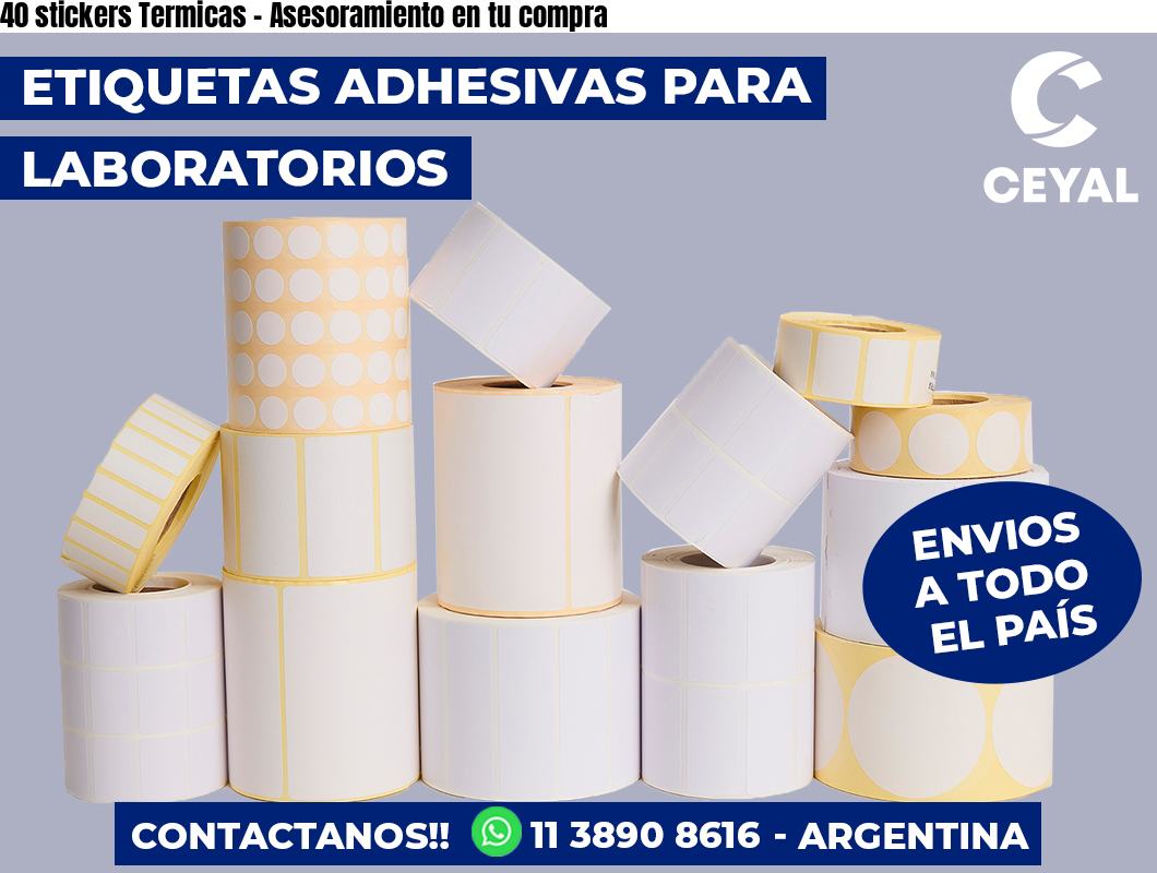 40 stickers Termicas - Asesoramiento en tu compra