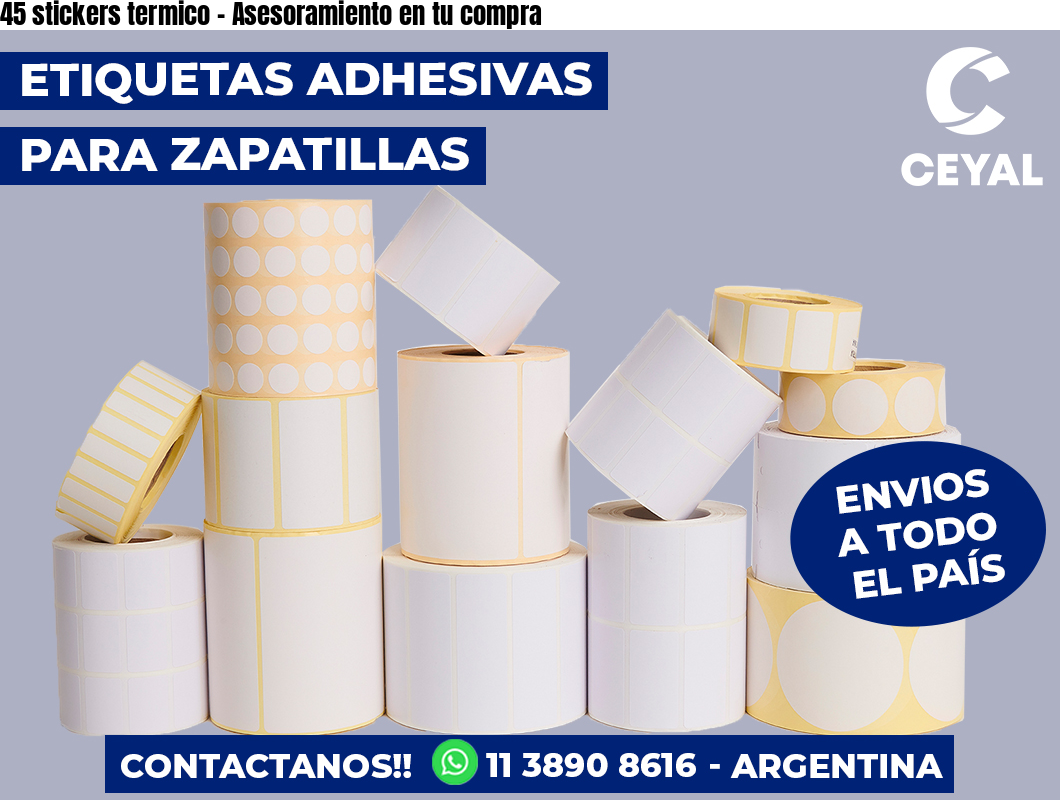 45 stickers termico – Asesoramiento en tu compra