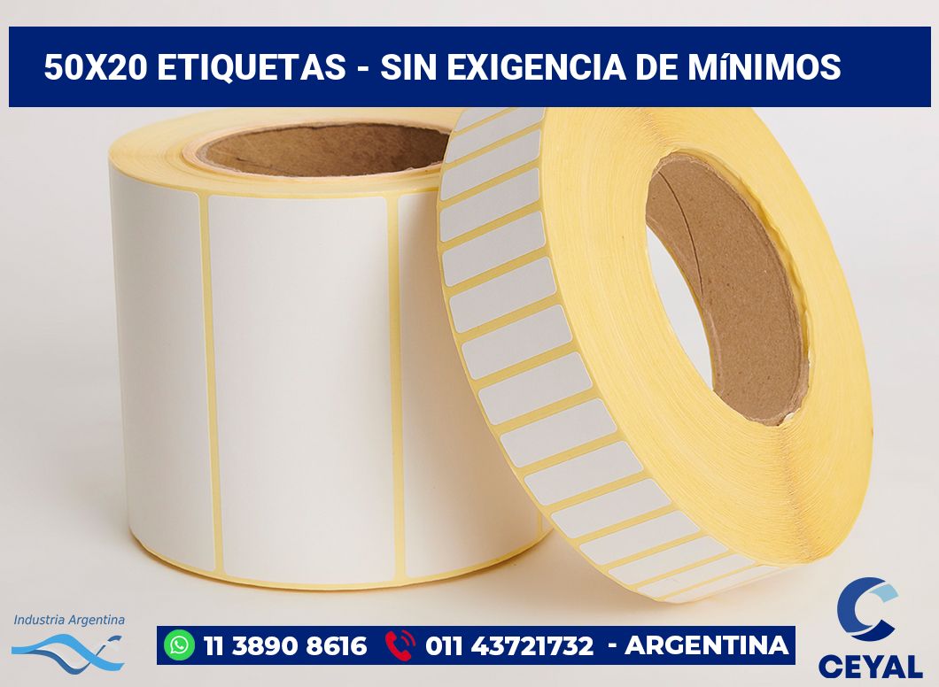 50x20 Etiquetas