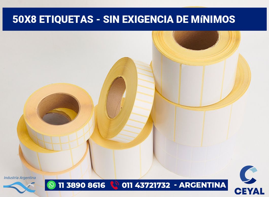 50x8 Etiquetas
