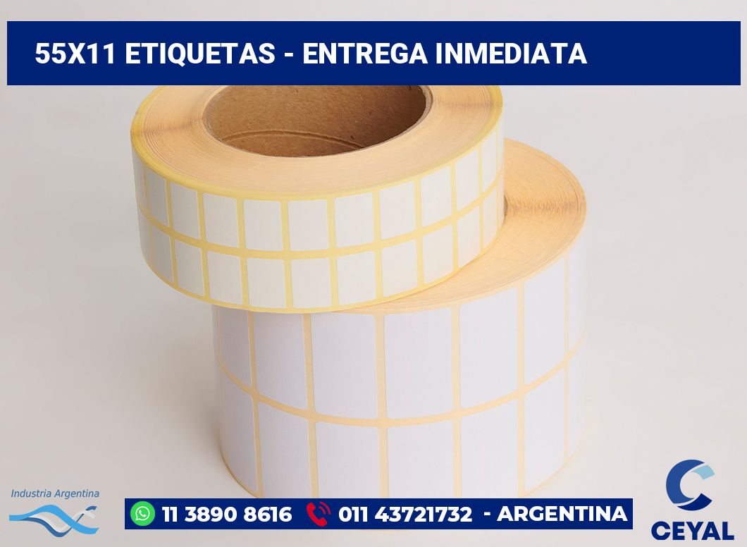 55x11 Etiquetas