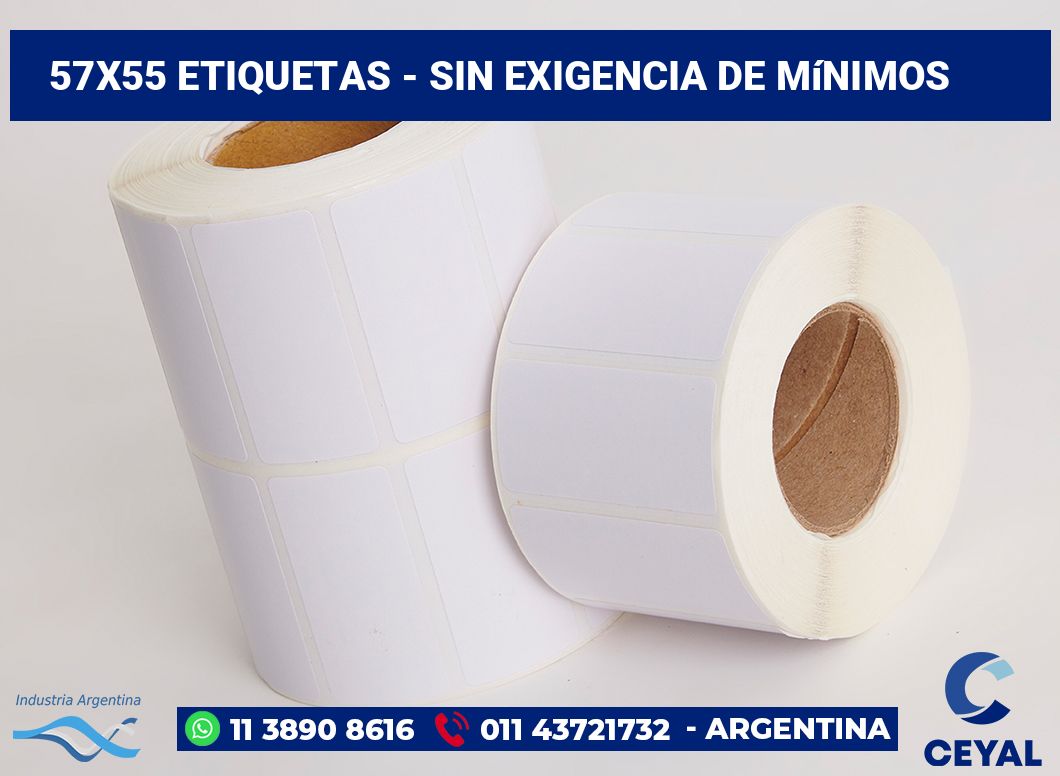 57x55 Etiquetas