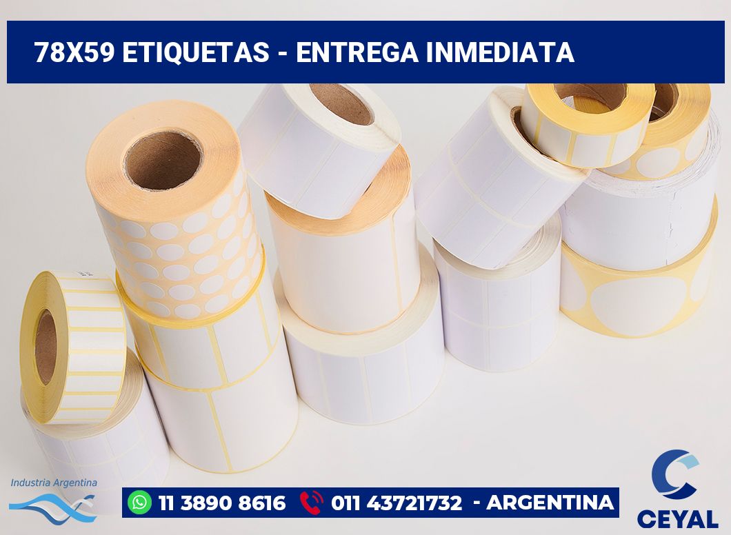 78x59 Etiquetas