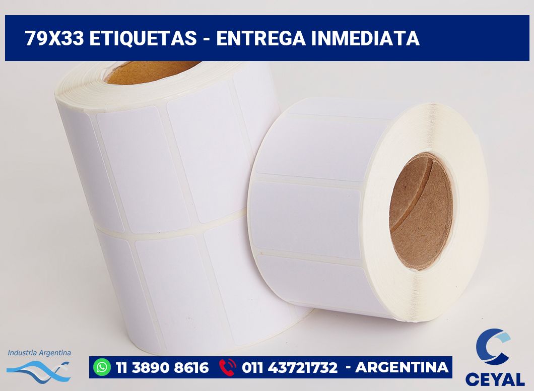 79x33 Etiquetas