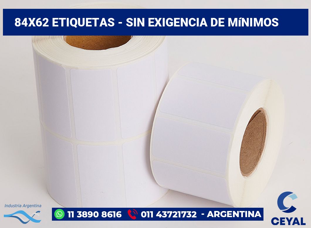 84x62 Etiquetas
