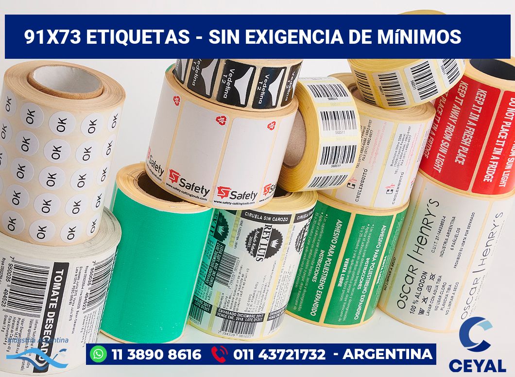 91x73 Etiquetas